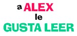 A Alex le gusta leer
